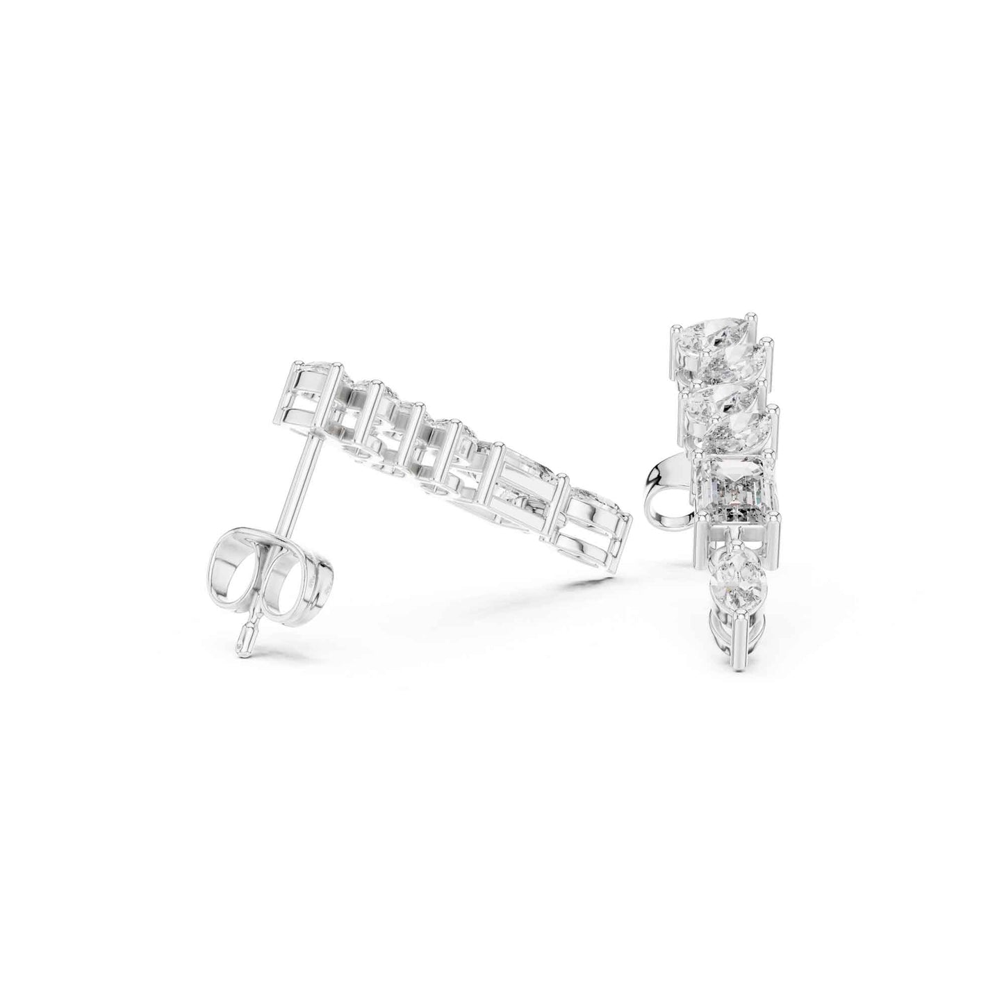 Linear Radiance Lab Grown Diamond Drop & Dangle Earrings