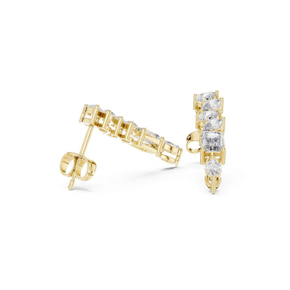 Linear Radiance Lab Grown Diamond Drop & Dangle Earrings