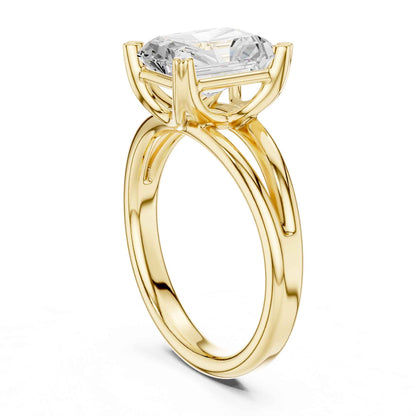 2 Carat radiant cut diamond engagement ring