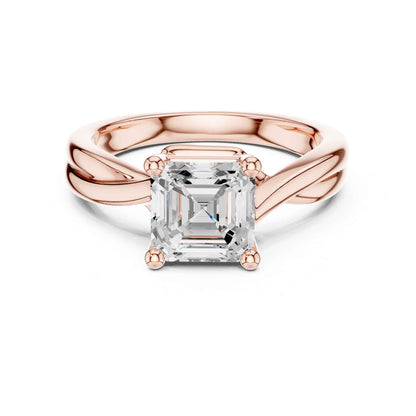 2 Carat Traditional Four-Prong Solitaire Mounting for Center Stone