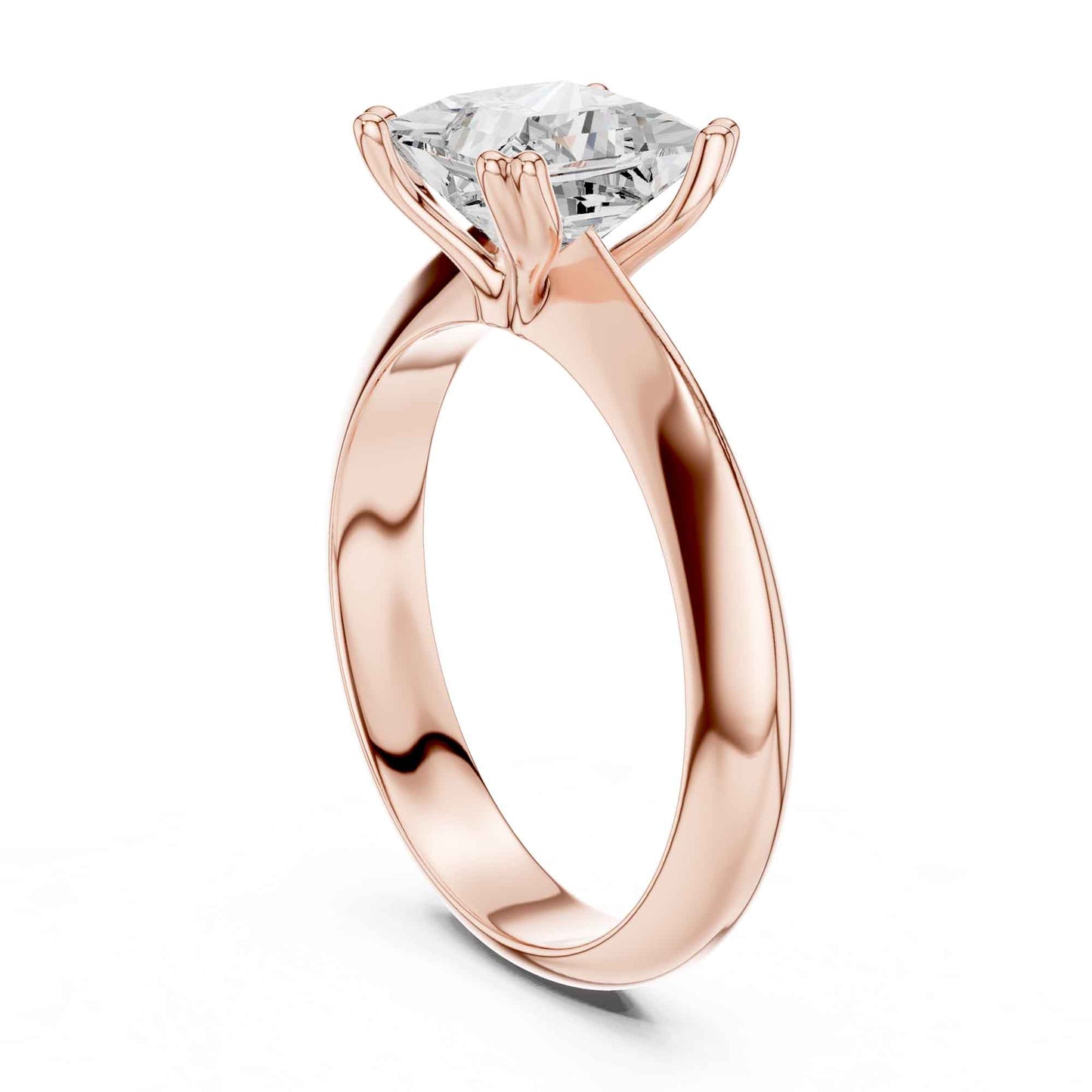 1.5 Carat Timeless Princess Cut Diamond Ring with Minimal Design