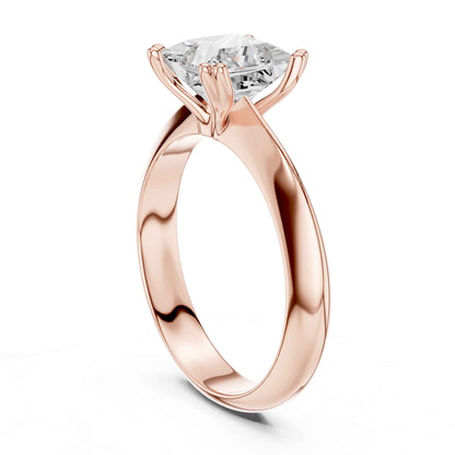 1.5 Carat Timeless Princess Cut Diamond Ring with Minimal Design