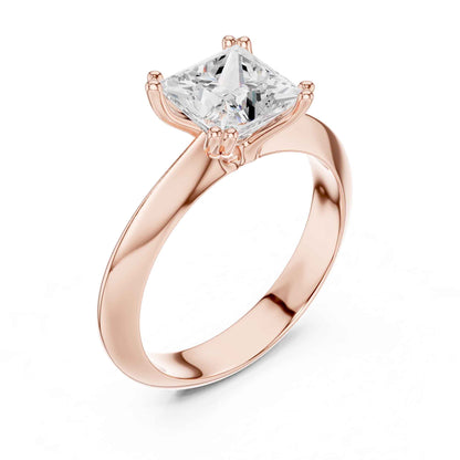 1.5 Carat Timeless Princess Cut Diamond Ring with Minimal Design