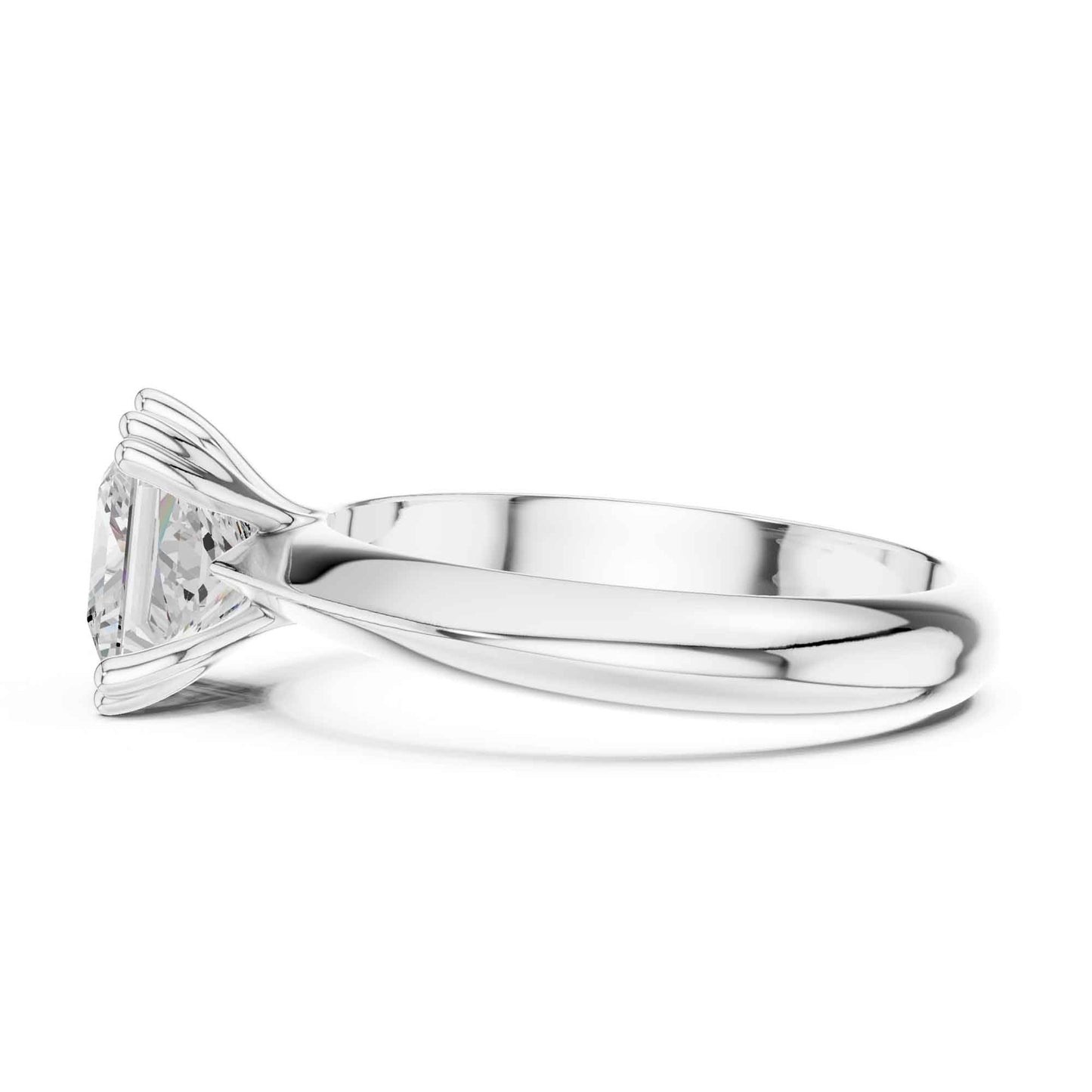 1.5 Carat Timeless Princess Cut Diamond Ring with Minimal Design