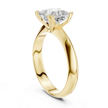 1.5 Carat Timeless Princess Cut Diamond Ring with Minimal Design