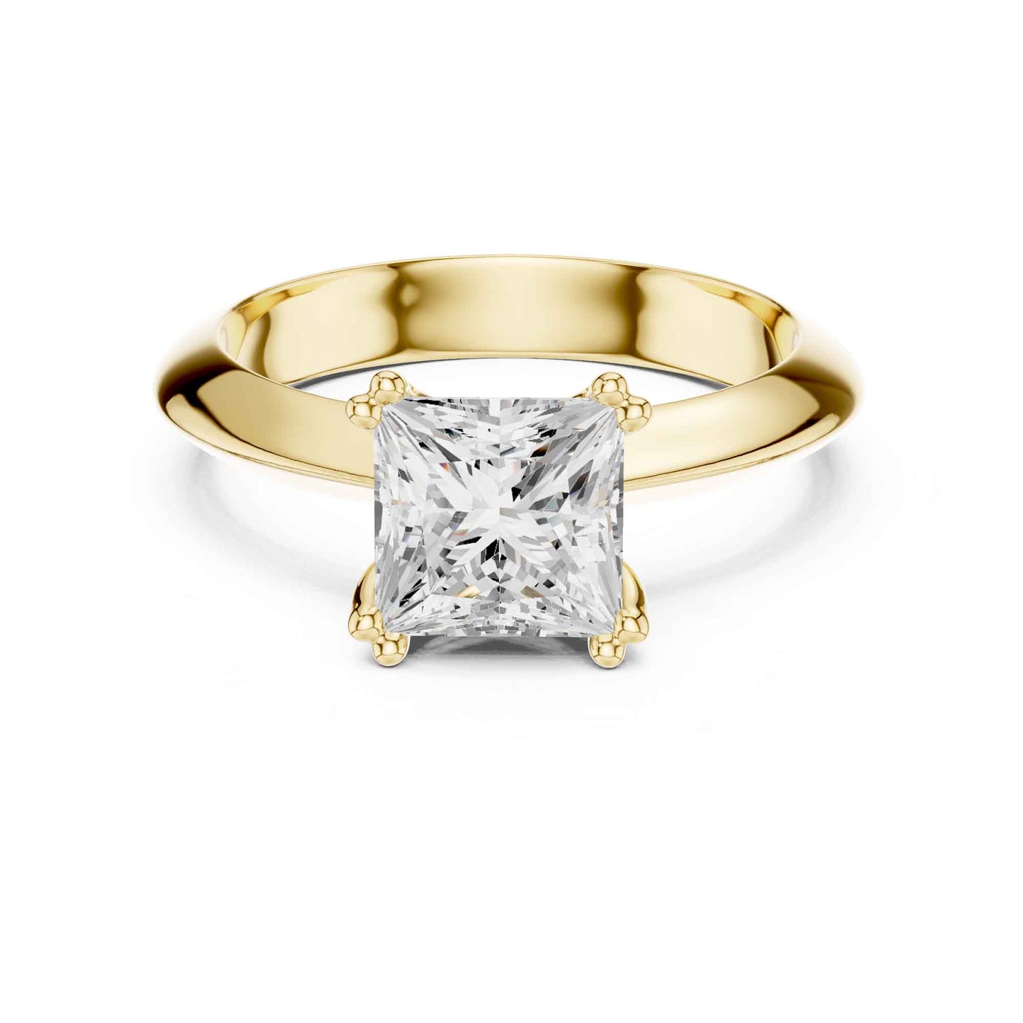 1.5 Carat Timeless Princess Cut Diamond Ring with Minimal Design