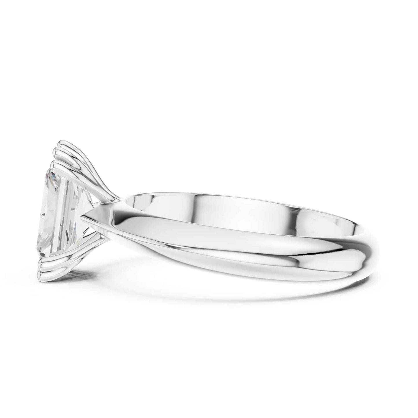 1.5 Carat Classic Radiant Shape Diamond Engagement Solitaire Ring