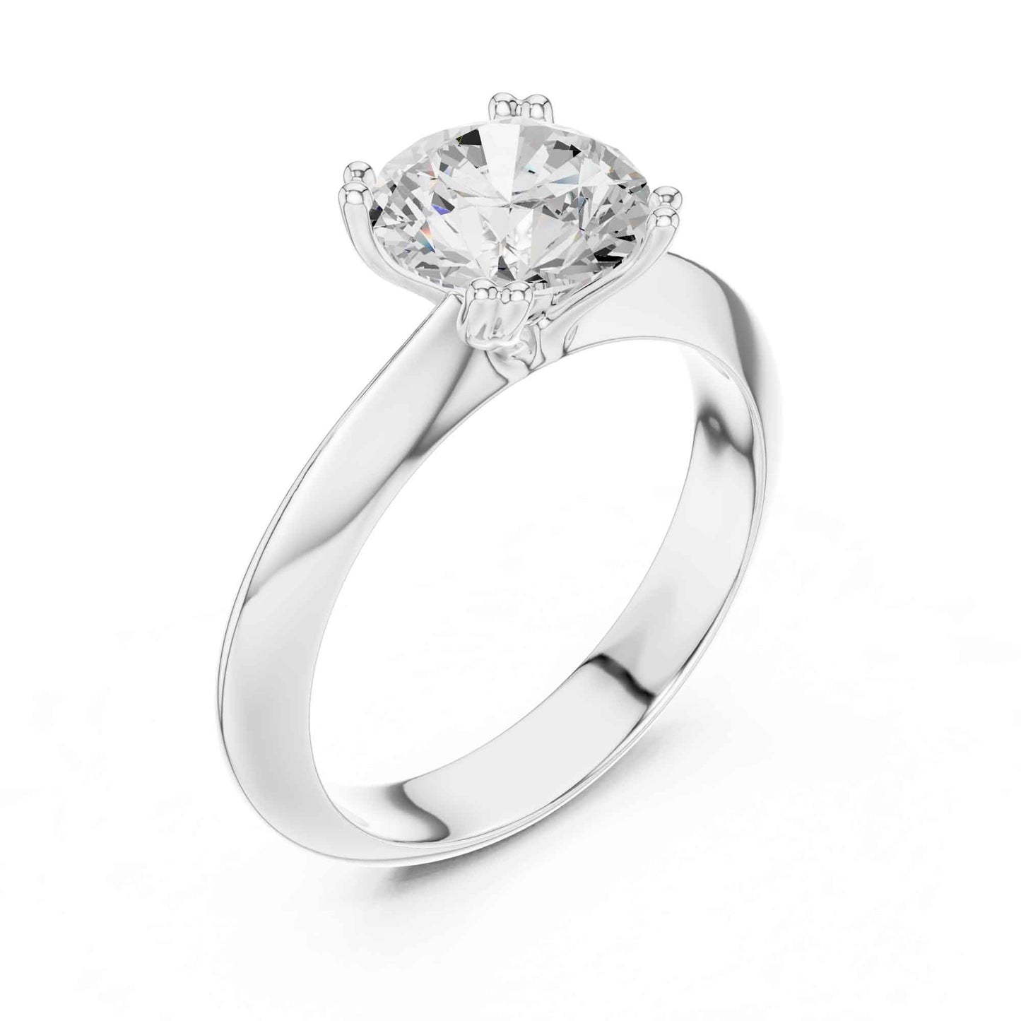 1.5 Carat Elegant Round Cut Diamond Solitaire Ring