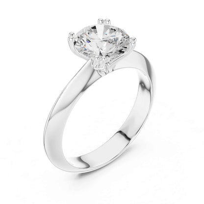 1.5 Carat Elegant Round Cut Diamond Solitaire Ring