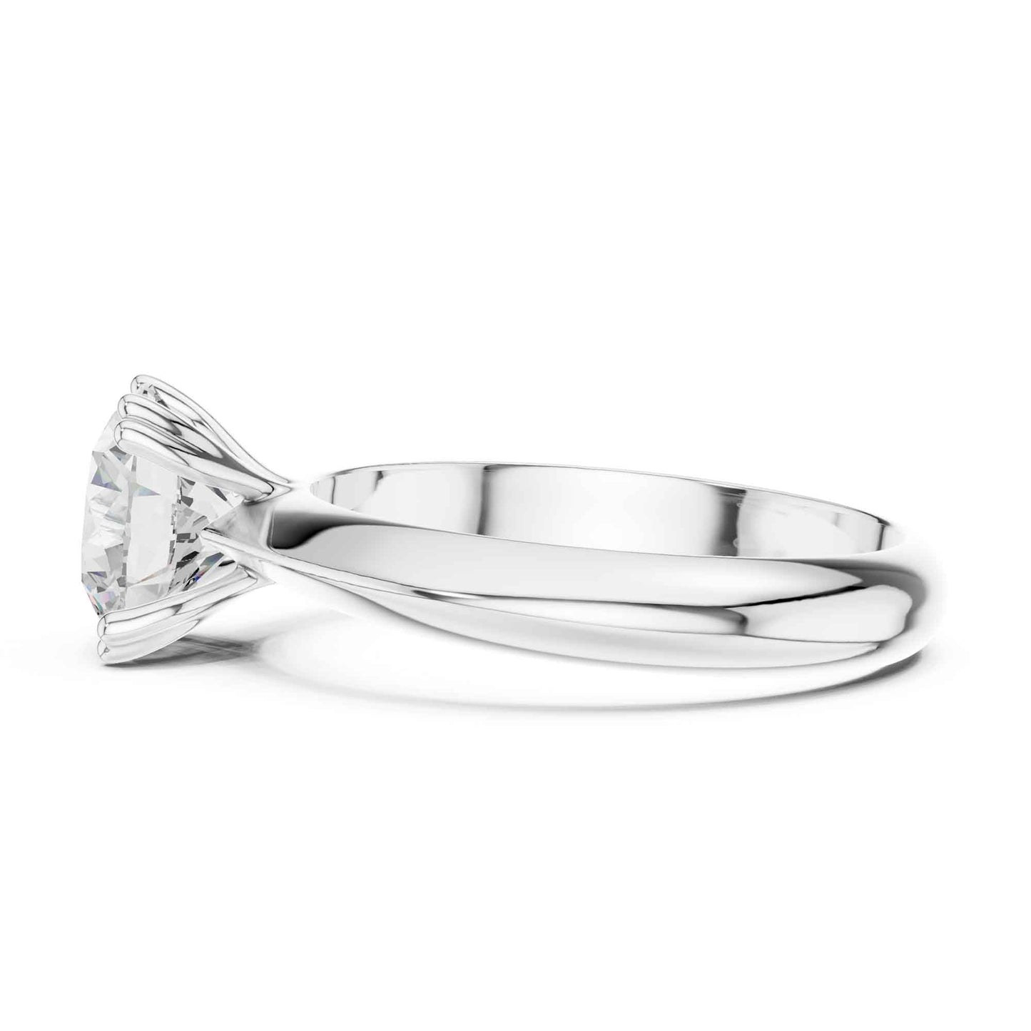 1.5 Carat Elegant Round Cut Diamond Solitaire Ring