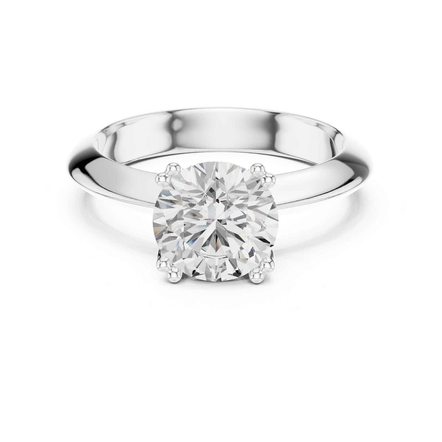 1.5 Carat Elegant Round Cut Diamond Solitaire Ring