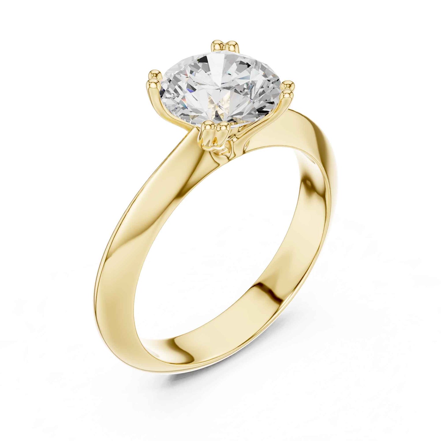 1.5 Carat Elegant Round Cut Diamond Solitaire Ring