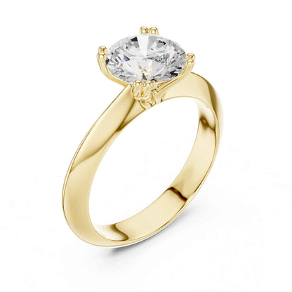 1.5 Carat Elegant Round Cut Diamond Solitaire Ring