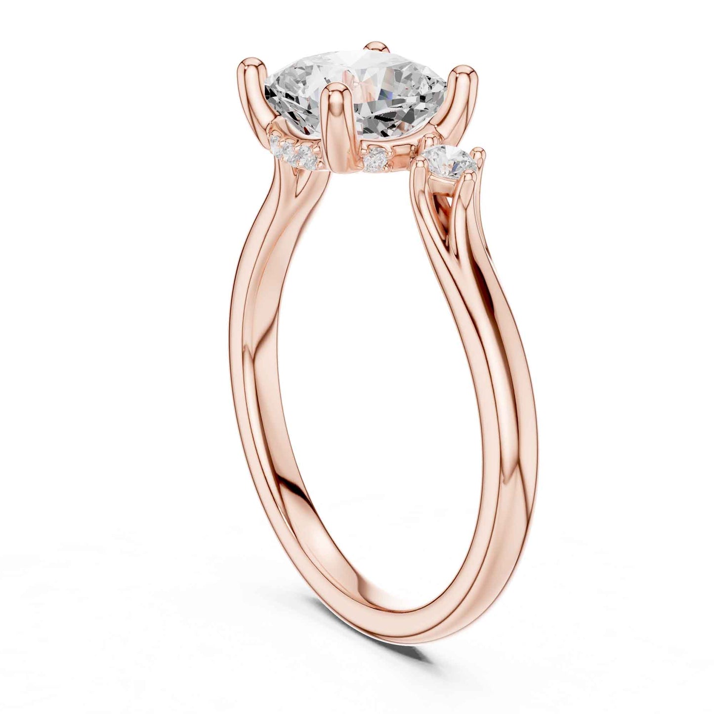2 Carat Timeless Cushion Cut Lab Grown Diamond Engagement Ring