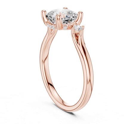 2 Carat Timeless Cushion Cut Lab Grown Diamond Engagement Ring