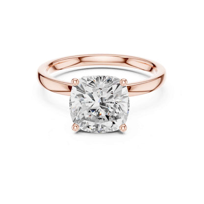2 Carat Cushion Cut Diamond Engagement Ring in Classic Solitaire Setting