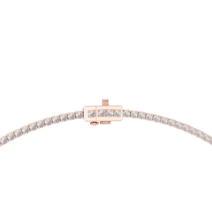Eternal Glow Lab Grown Diamond Tennis Necklace with Pear Drop