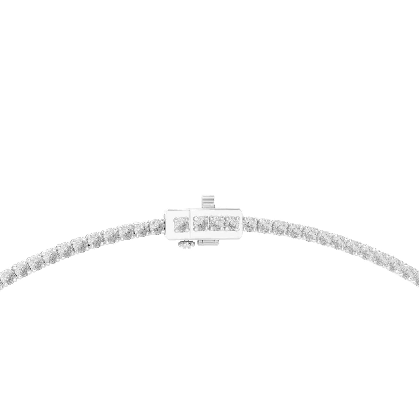 Eternal Glow Lab Grown Diamond Tennis Necklace with Pear Drop