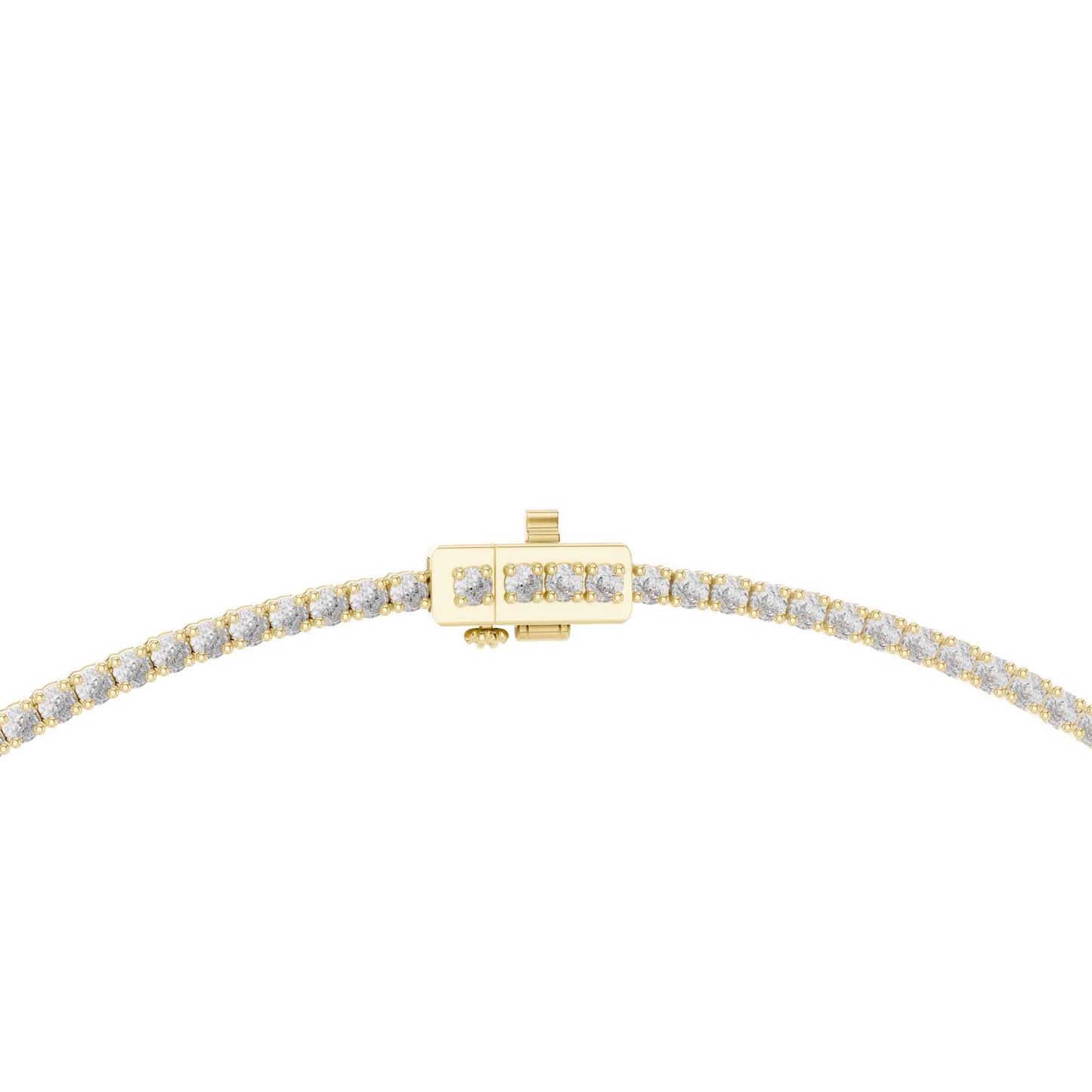 Eternal Glow Lab Grown Diamond Tennis Necklace with Pear Drop