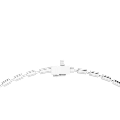Luxe Line Emerald Lab Grown Diamond Collar Tennis Necklace