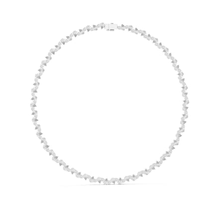 Seraphina Pear & Round Cut Lab Grown Diamond Necklace