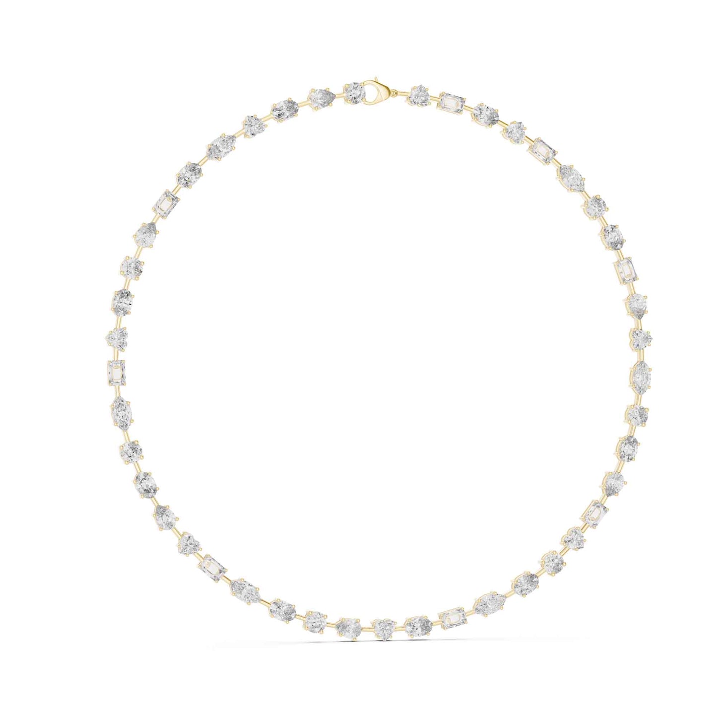 Harmony Multi-Shape Lab Grown Diamond Necklace