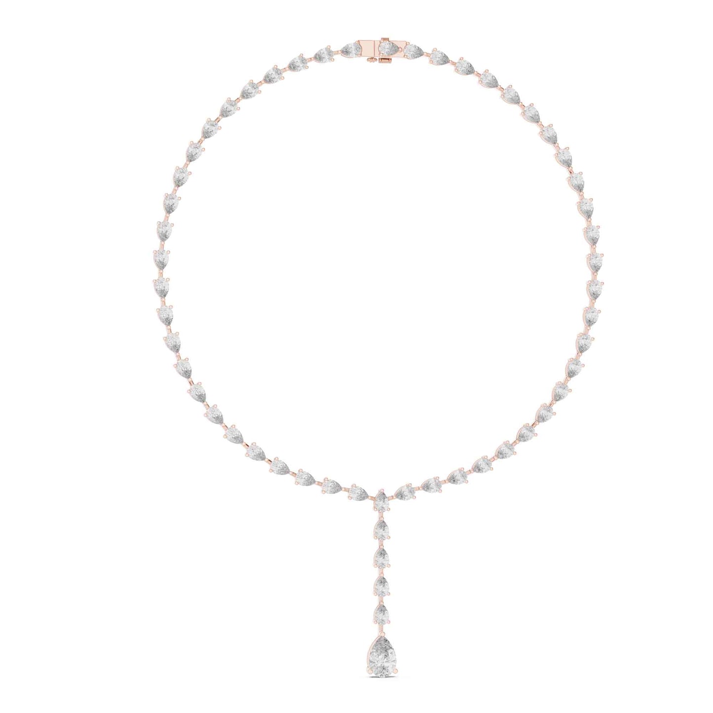 Celestia Pear Drop Lab Grown Diamond Necklace