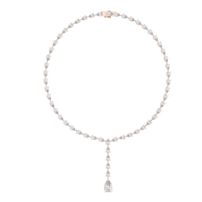 Celestia Pear Drop Lab Grown Diamond Necklace