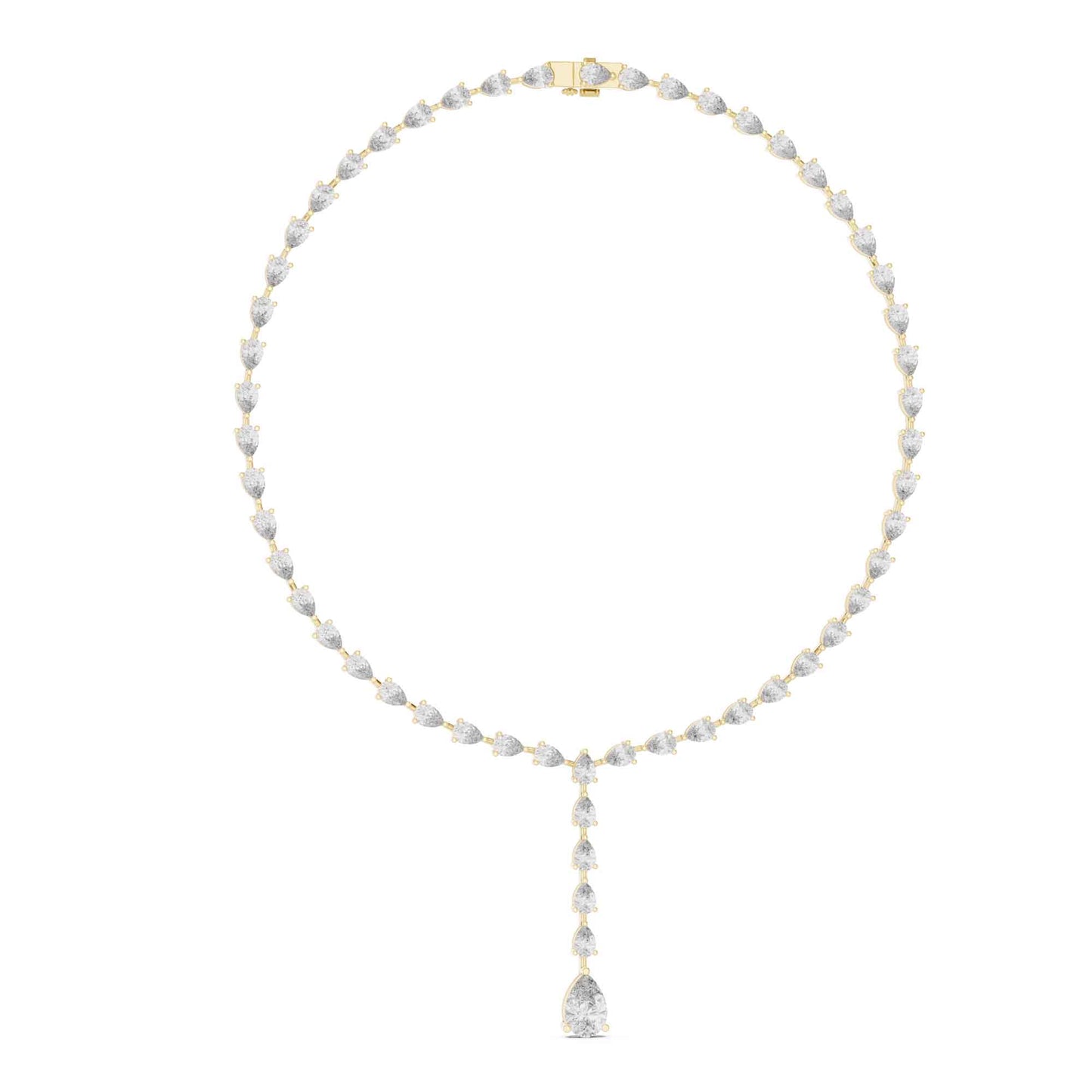 Celestia Pear Drop Lab Grown Diamond Necklace