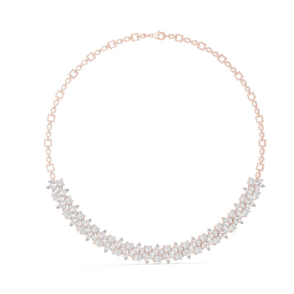 Princess | Pear | Marquise Cut Lab Grown Diamond Station Necklace