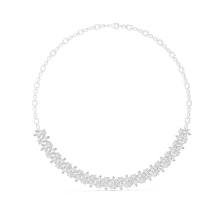 Princess | Pear | Marquise Cut Lab Grown Diamond Station Necklace
