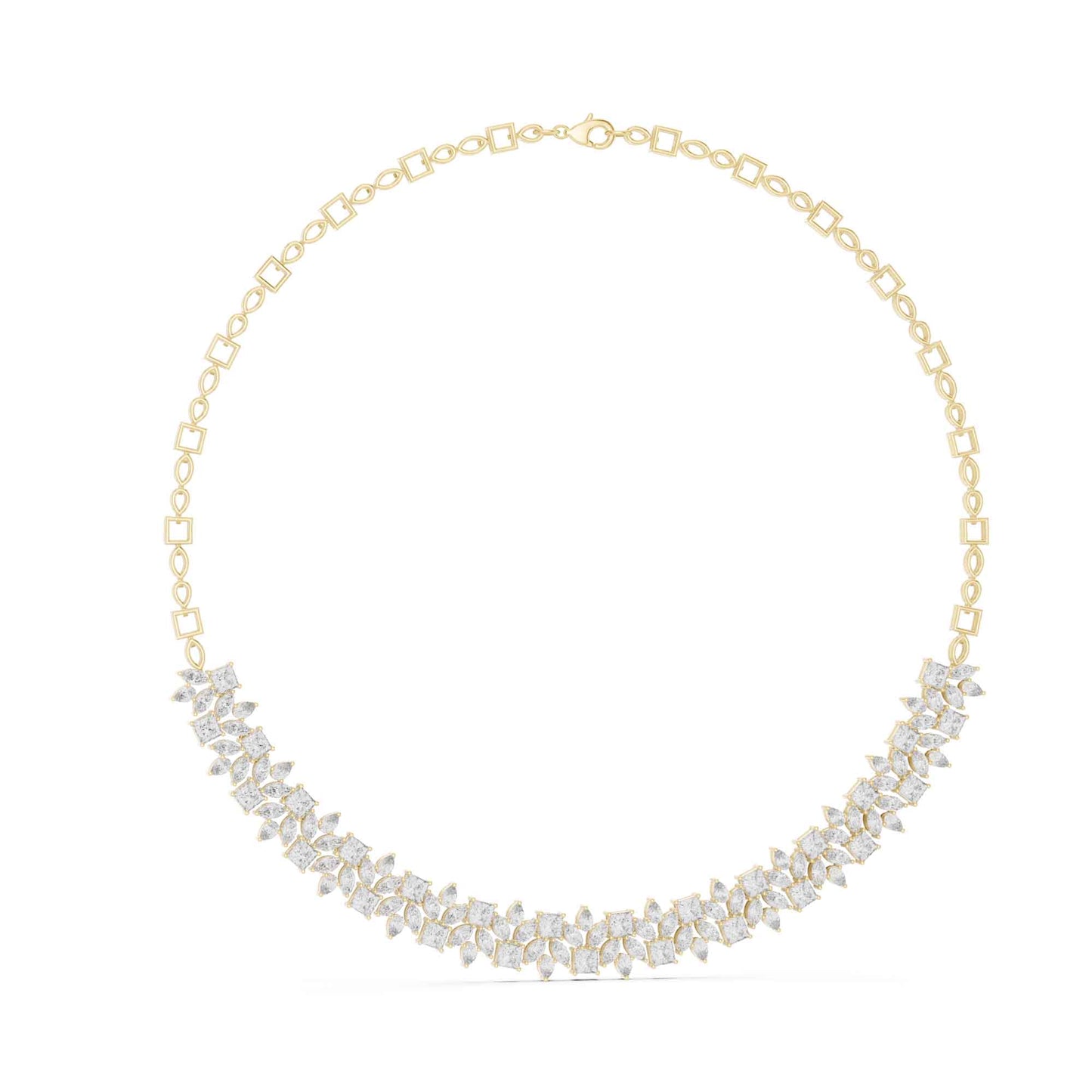 Princess | Pear | Marquise Cut Lab Grown Diamond Station Necklace
