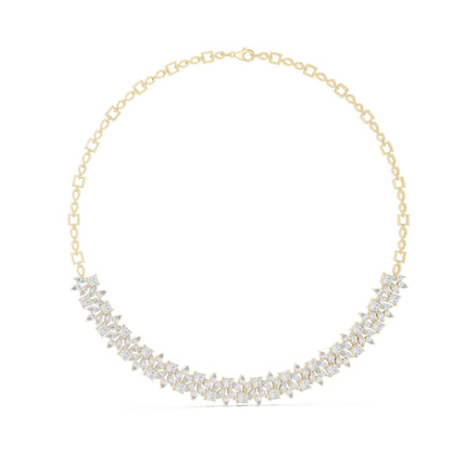 Princess | Pear | Marquise Cut Lab Grown Diamond Station Necklace
