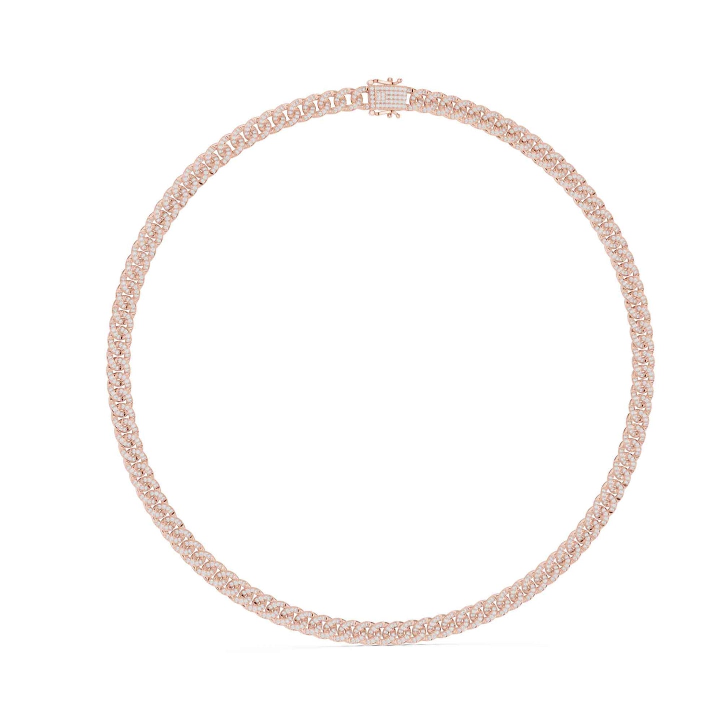 Cuban Link Lab Grown Diamond Necklace