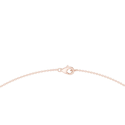 Pear Lab Grown Diamond Station Drop Necklace