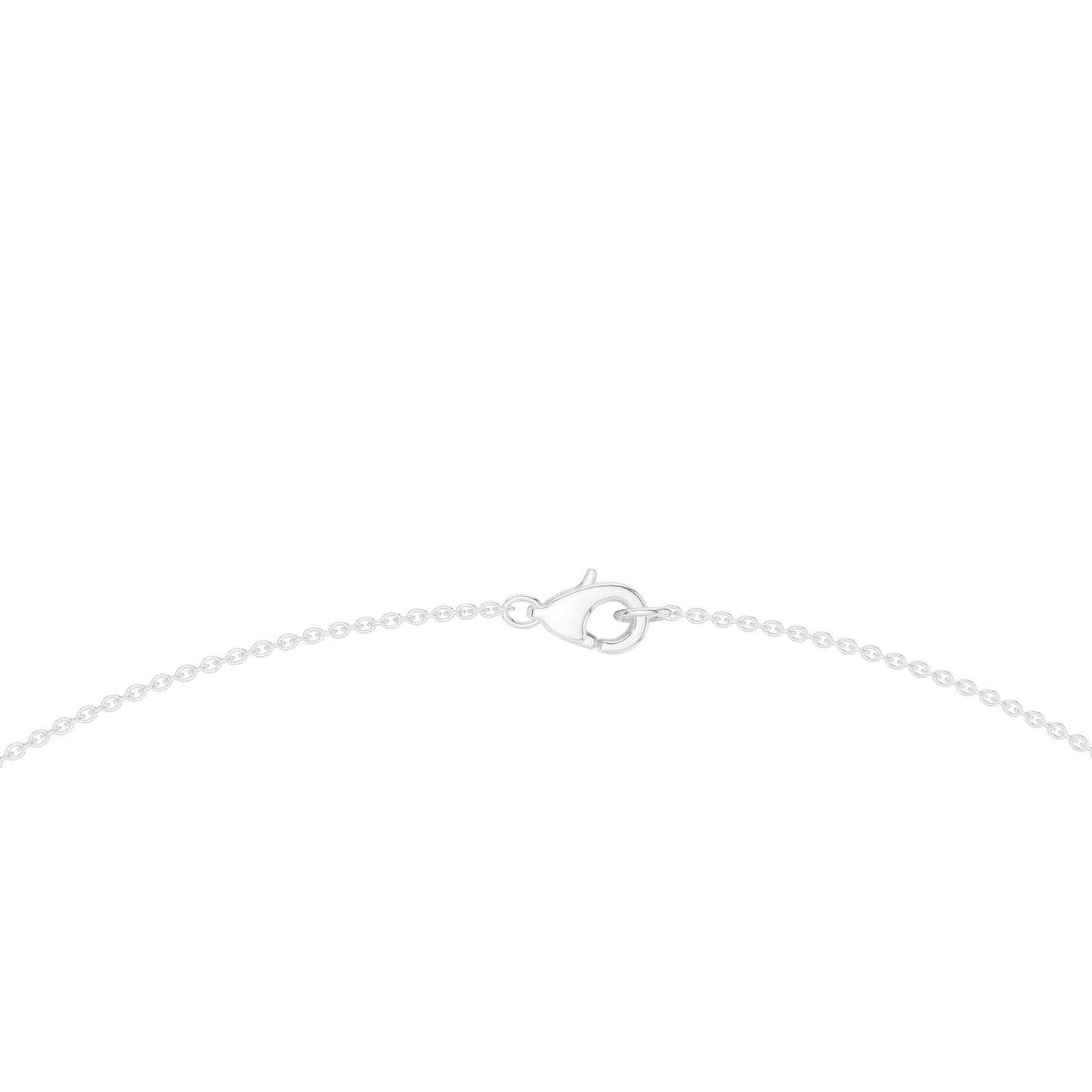 Pear Lab Grown Diamond Station Drop Necklace
