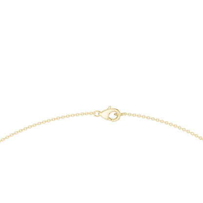 Pear Lab Grown Diamond Station Drop Necklace