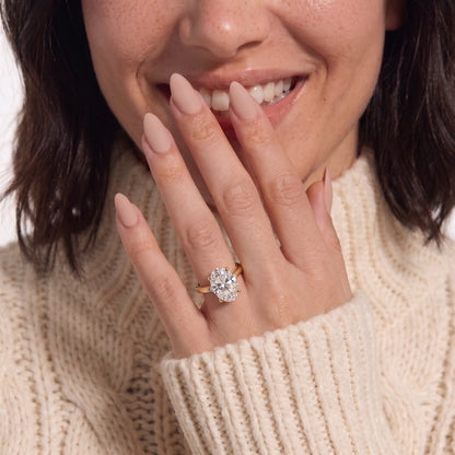 2 Carat Perfect Proposal Oval Cut Moissanite Diamond Solitaire Ring