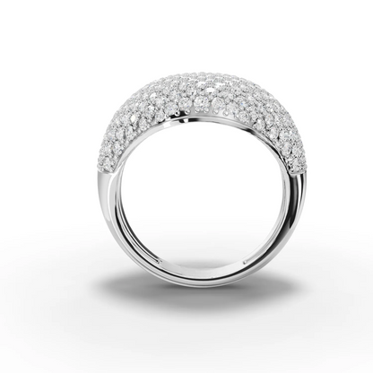 2.30 Carat Round Cut Moissanite Diamond Engagement Ring