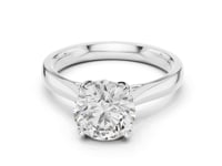 1.5 Carat Round Lab-Grown Diamond Solitaire Ring