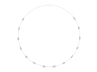 Emerald & Marquise Cut Lab Grown Diamond Station Necklace