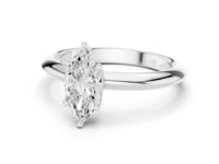 1 Carat Marquise Cut Lab Grown Diamond Solitaire Engagement Ring