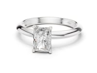 1 Carat Radiant Cut Lab Grown Diamond Solitaire Engagement Ring