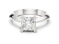 1.5 Carat Timeless Princess Cut Diamond Ring with Minimal Design
