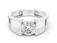 1.5 Carat Bold Round-Cut Diamond Statement Ring