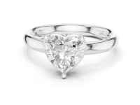 1.5 Carat Heart-Shaped Solitaire Diamond Ring