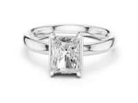 1.5 Carat Radiant Cut Diamond Solitaire Engagement Ring