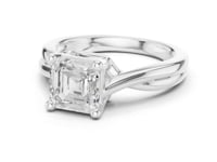 2 Carat Traditional Four-Prong Solitaire Mounting for Center Stone