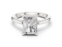 2 Carat Radiant Cut Lab Grown Diamond Engagement Ring