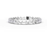 Mixed Shape Moissanite Diamond Tennis Bracelet